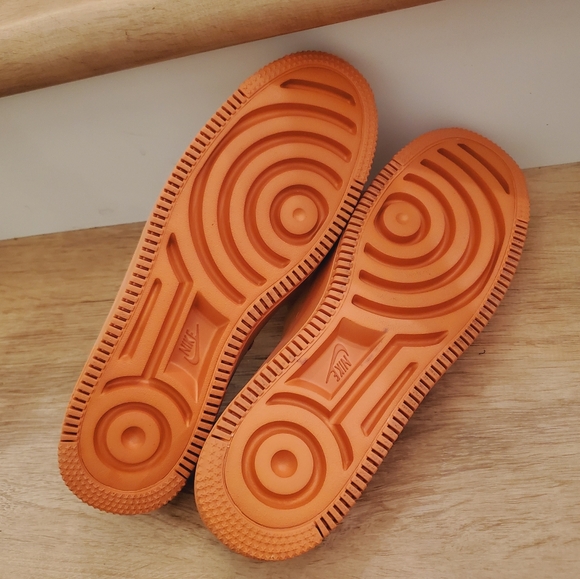 NEW Nike Womens Air Force 1 Lover XX Leather Mules Cinder Orange SZ 10 - Picture 11 of 11